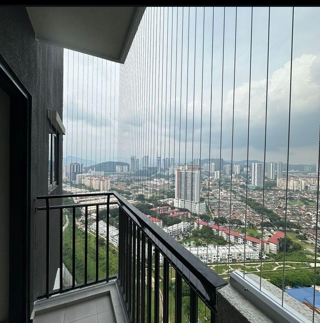 Invisible Grill — High-Rise Balcony