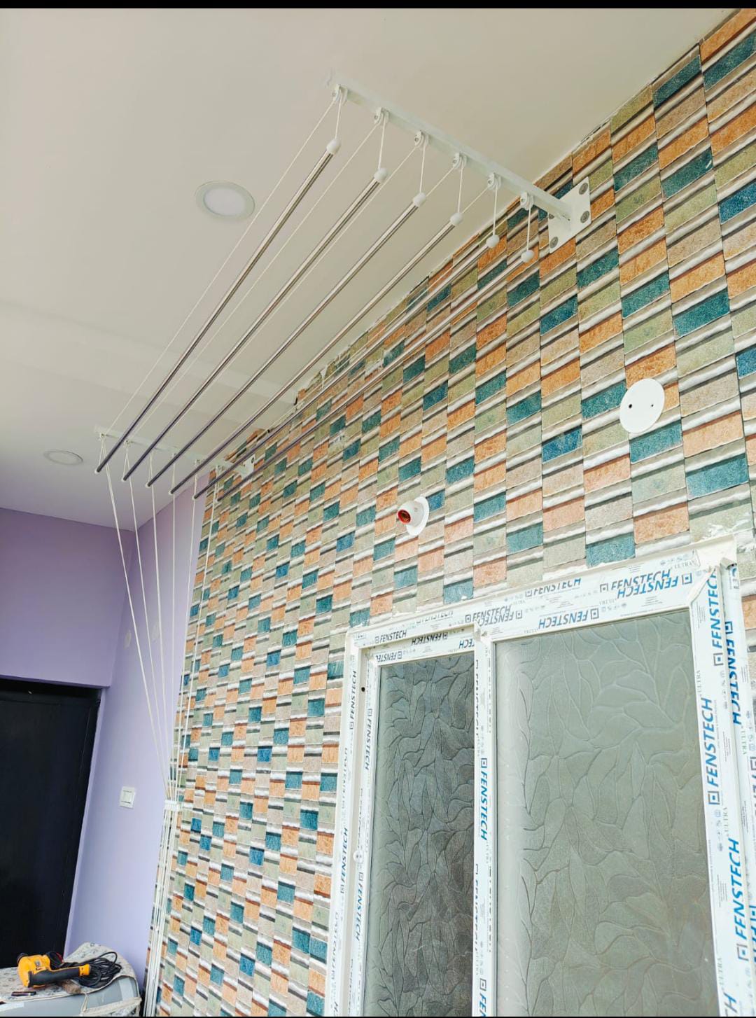 Ceiling Cloth Hanger Installation